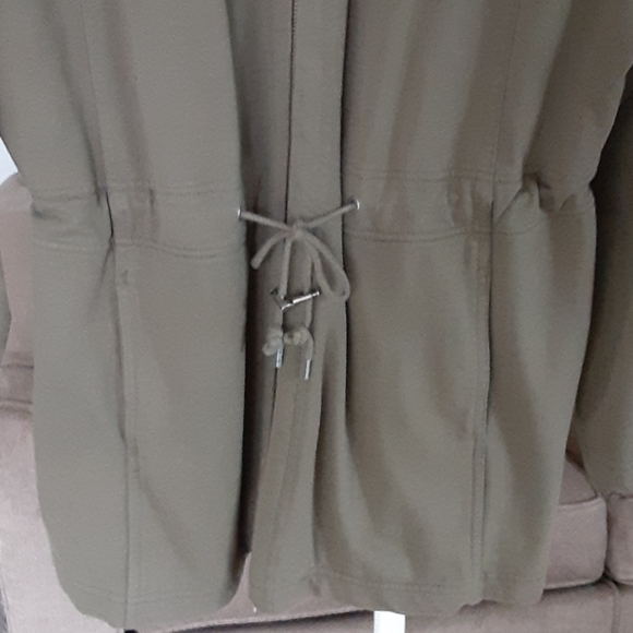 Eddie Bauer Olive Green Hooded Jacket - Picture 3 of 7